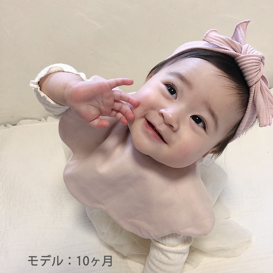 もこもこ天使スタイ 出産祝い 誕生日祝い ベビーギフト 赤ちゃん