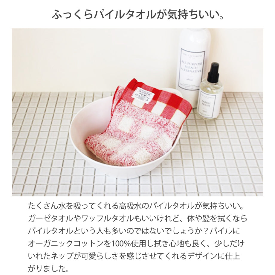 LINE CHECK ラインチェックタオルギフトセットLサイズ×2枚 日本製