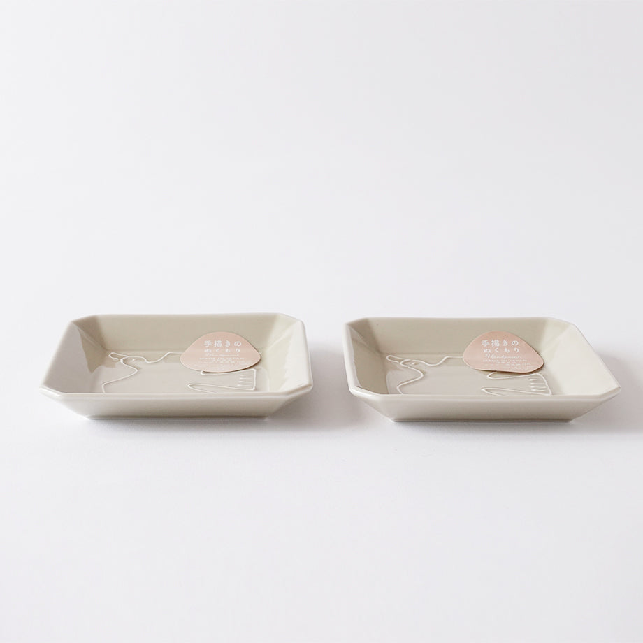 佐見焼 コトリロ Cotoriro 小皿2枚セット
