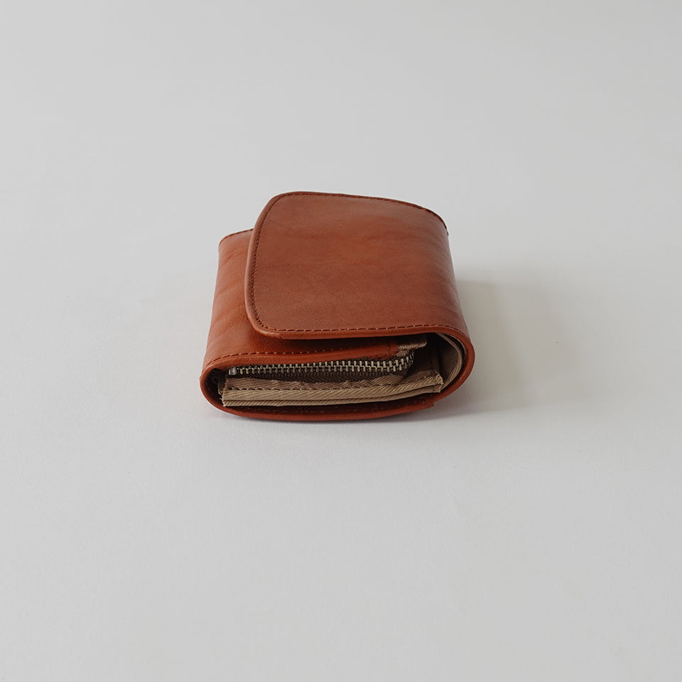 Hawk Company本皮コンパクト二つ折り財布 詳細画像 横