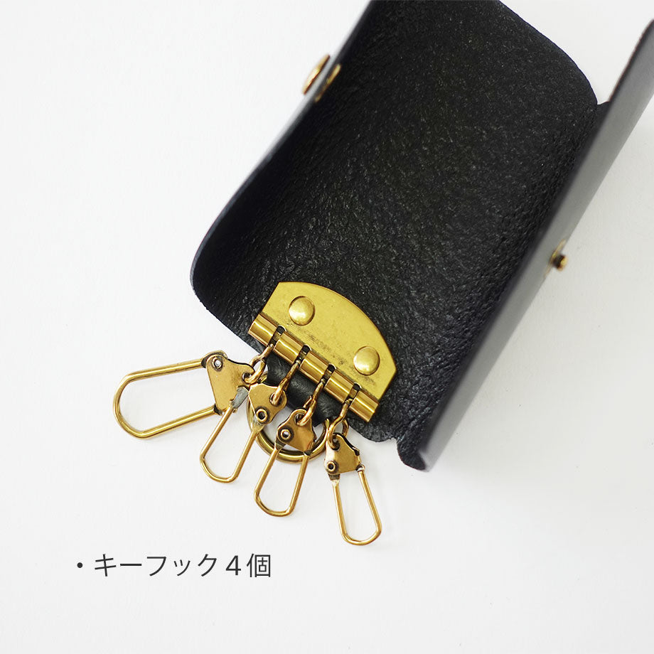 HAWK COMPANY ホークカンパニー 本皮レザーキーケース キーリング 6272