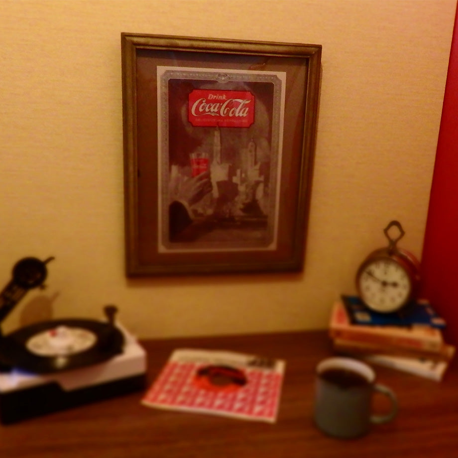 ビンテージ フレームポスター Vintage Flame Poster POPULAR MOUSE