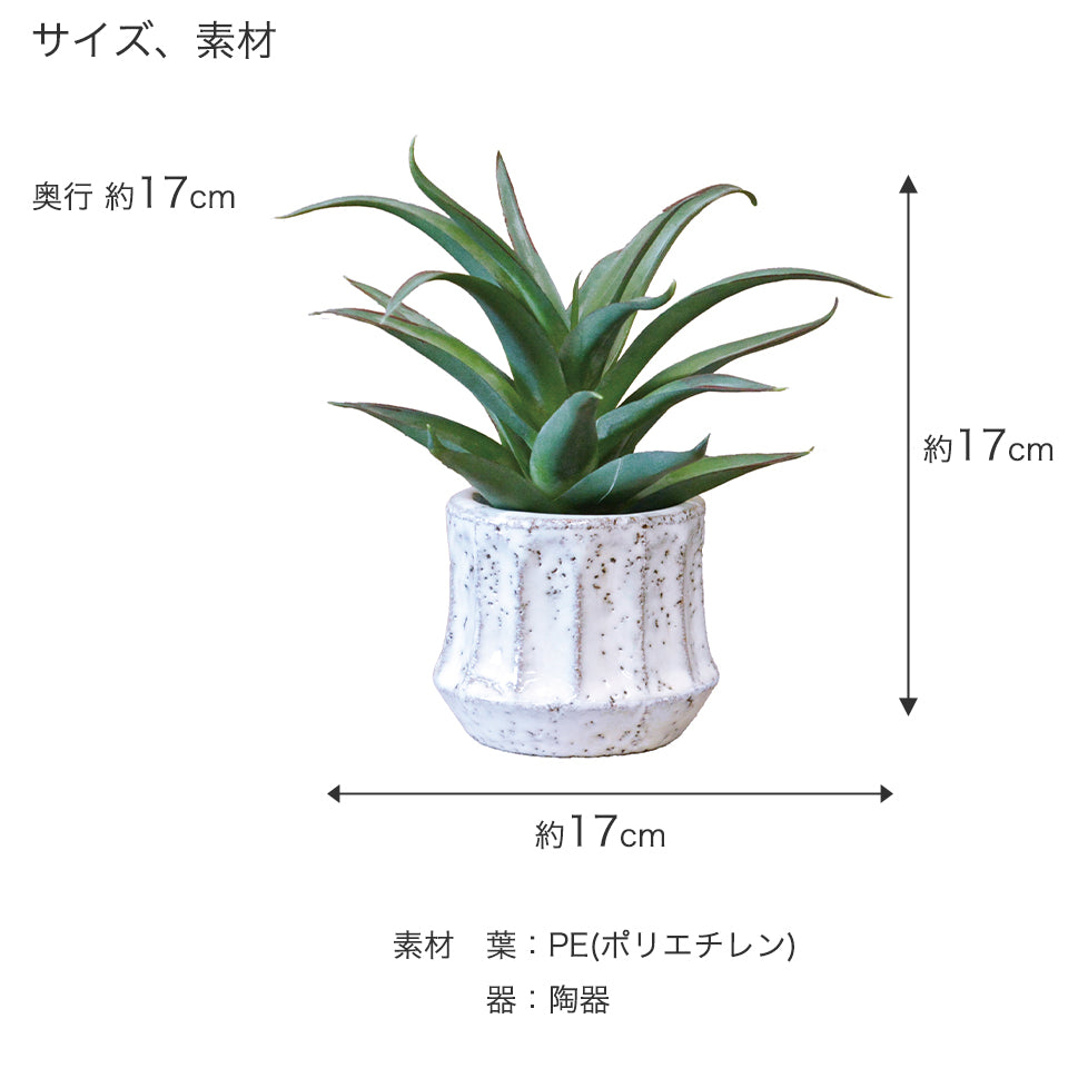 エペポット アロエ インテリアグリーン フェイクグリーン 造花 消臭効果 抗菌効果 植物 枯れない