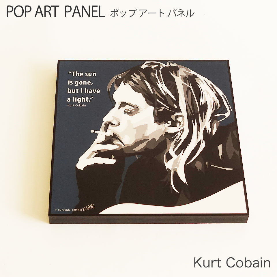 【ポップアートフレーム 】Nirvana(ニルヴァーナ)カートコバーン(Kurt Cobain)フレームポスター Flame Poster アートパネル 壁掛け 壁飾り 額縁 壁面 装飾 インテリア