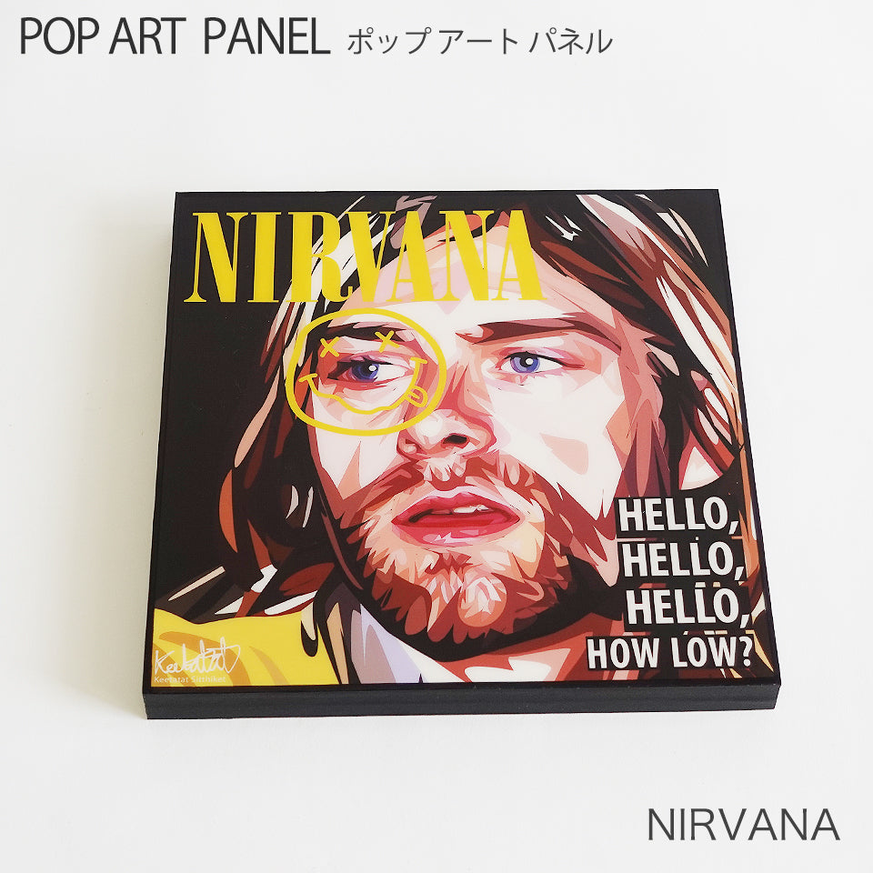 【ポップアートフレーム 】ニルヴァーナ(Nirvana)フレームポスター Flame Poster アートパネル 壁掛け 壁飾り 額縁 壁面 装飾 インテリア