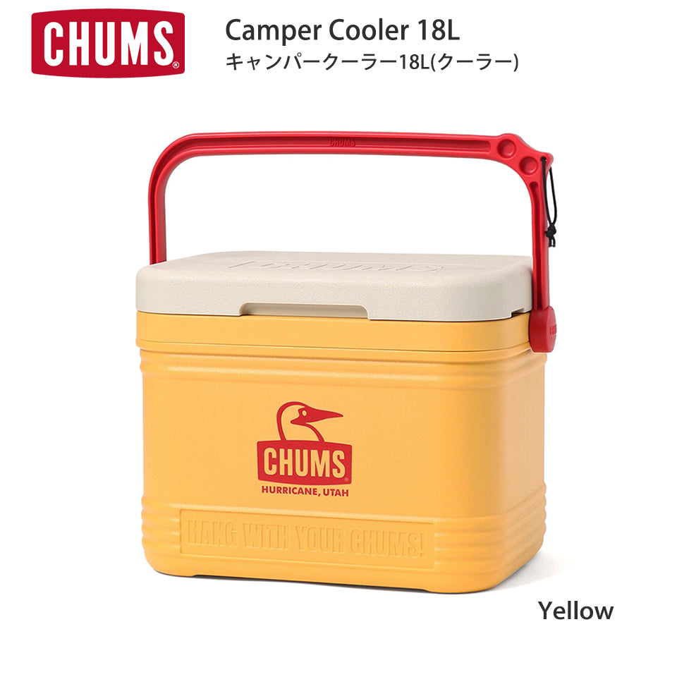 【CHUMS 】Camper Cooler18L チャムスキャンパークーラー18L Yellow (イエロー)