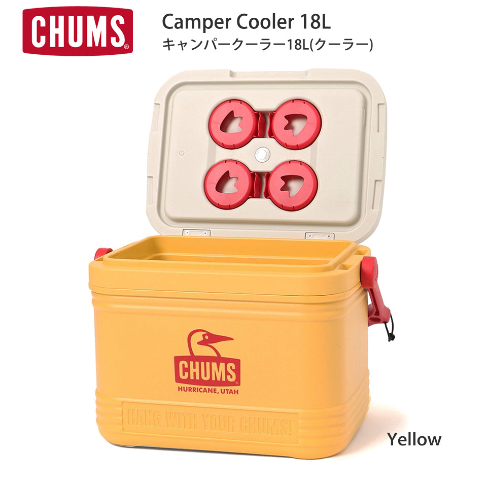 【CHUMS 】Camper Cooler18L チャムスキャンパークーラー18L Yellow (イエロー)
