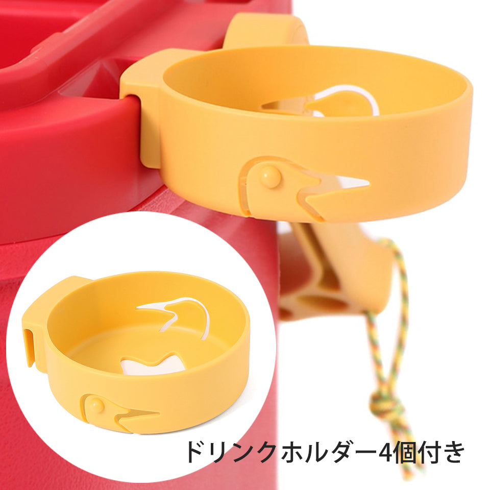 ドリンクホルダー4個付き