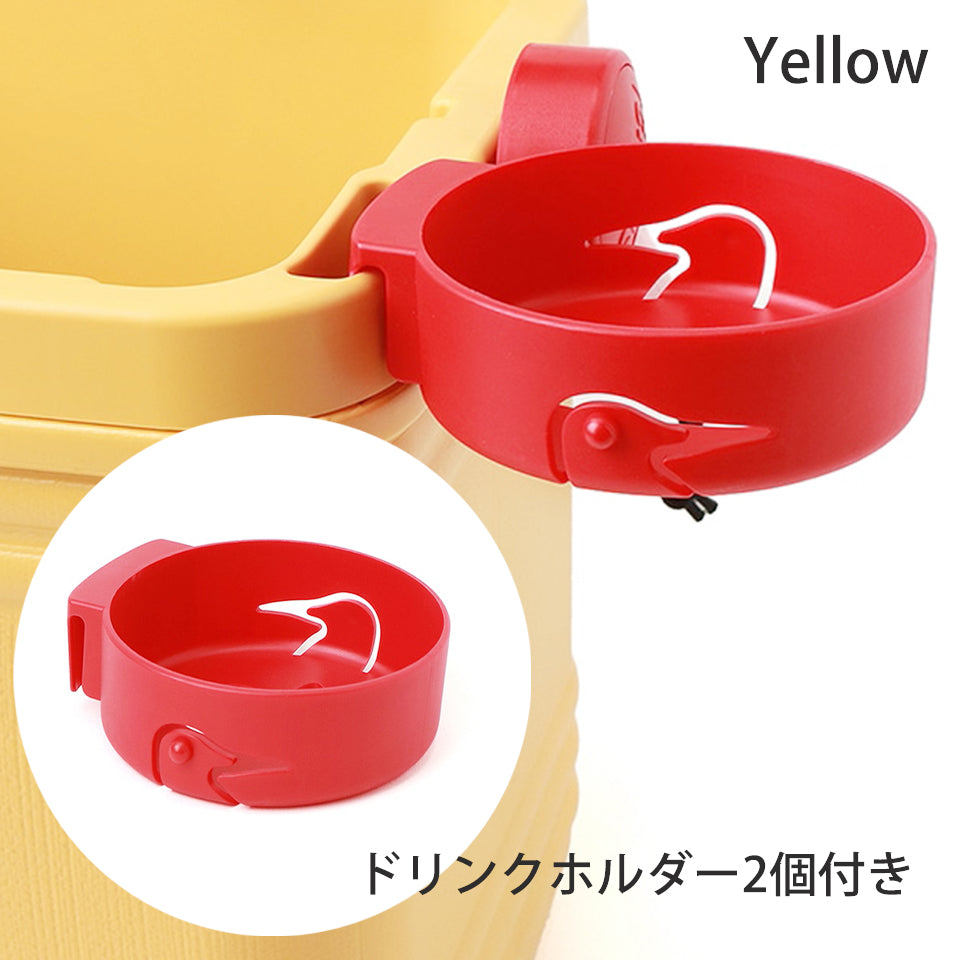 ドリンクホルダー2個付き Yellow(イエロー)