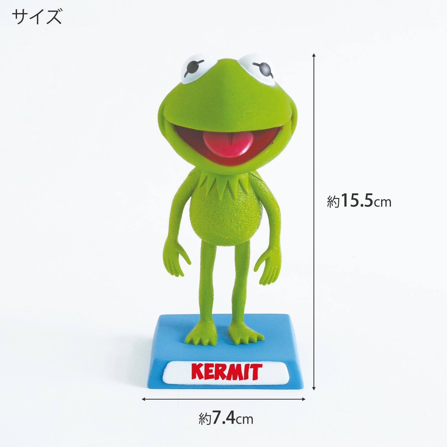 KERMIT カーミット サイズ幅約7.4cm 高さ約15.5cm