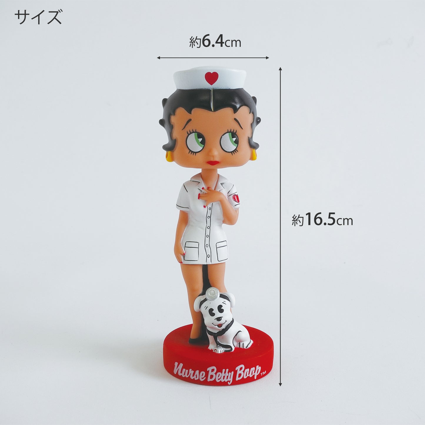 Bett Boop ベティ・ブープ ボビングヘッド サイズ幅約6.4cm 高さ約16.5cm