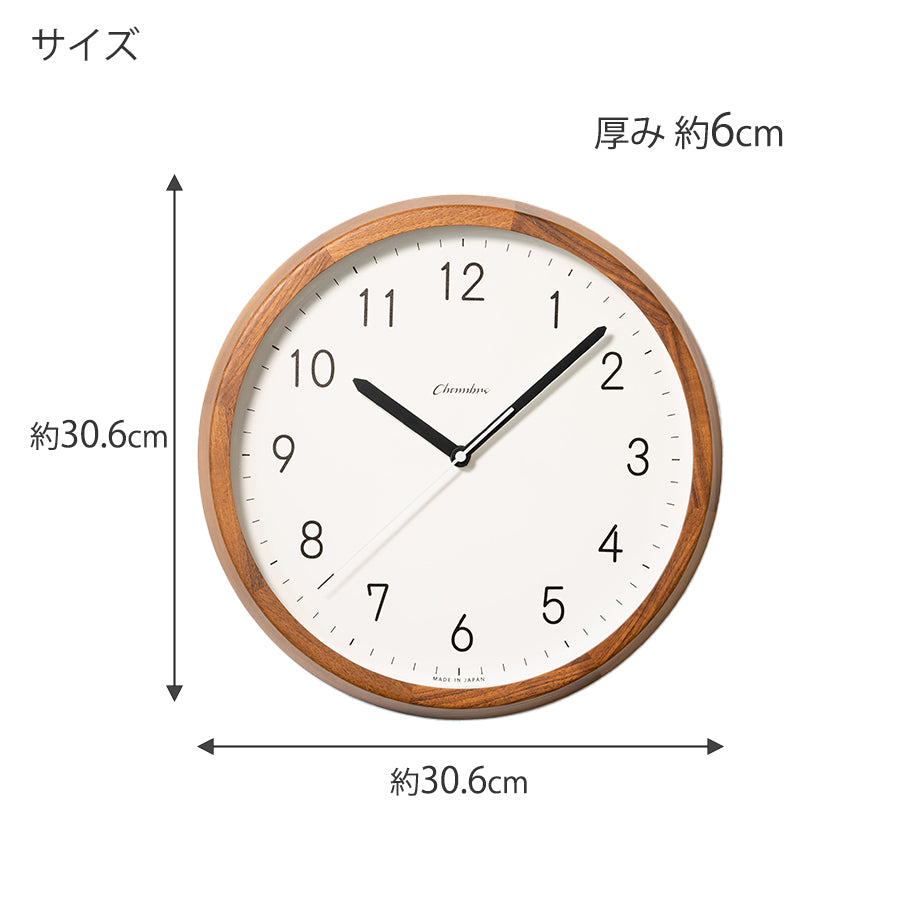 サイズ 直径約30.6cm 厚み約6cm