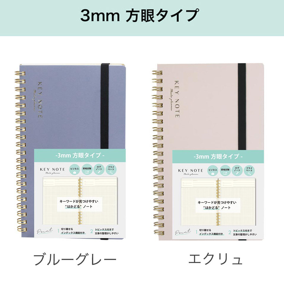 3mm方眼タイプ カラー ブルーグレー、エクリュ