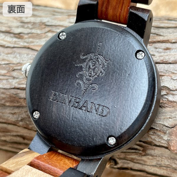 EINBAND Schatz メイプルウッド文字盤 木製腕時計 32mm