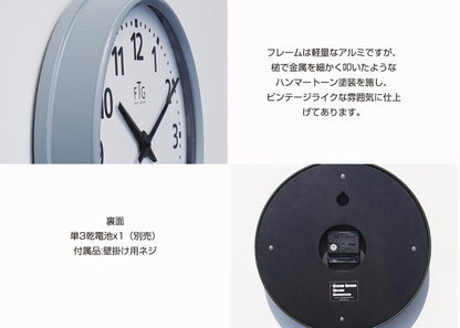 TRAFFIC CLOCK (Frutiger) トラフィック クロック 空港 デザイン