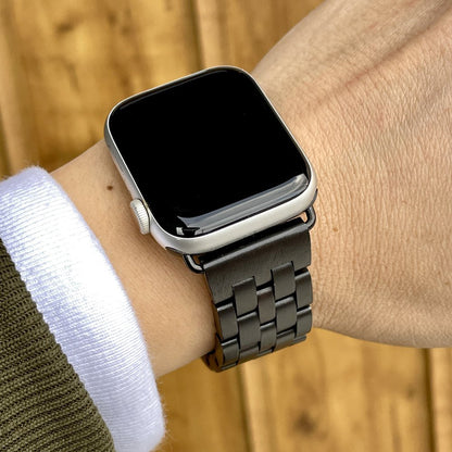 EINBAND AppleWatch 天然木バンド Aタイプ Ebony Wood エボニーウッド アップルウオッチ