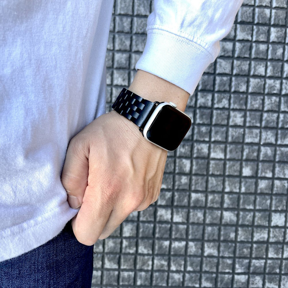 EINBAND AppleWatch 天然木バンド Aタイプ Ebony Wood エボニーウッド アップルウオッチ