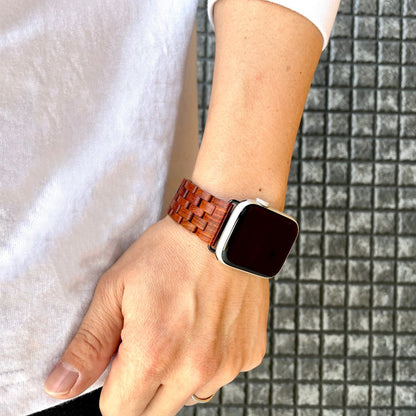 EINBAND AppleWatch 天然木バンド Aタイプ Red sandalwood レッドサンダルウッド アップルウオッチ