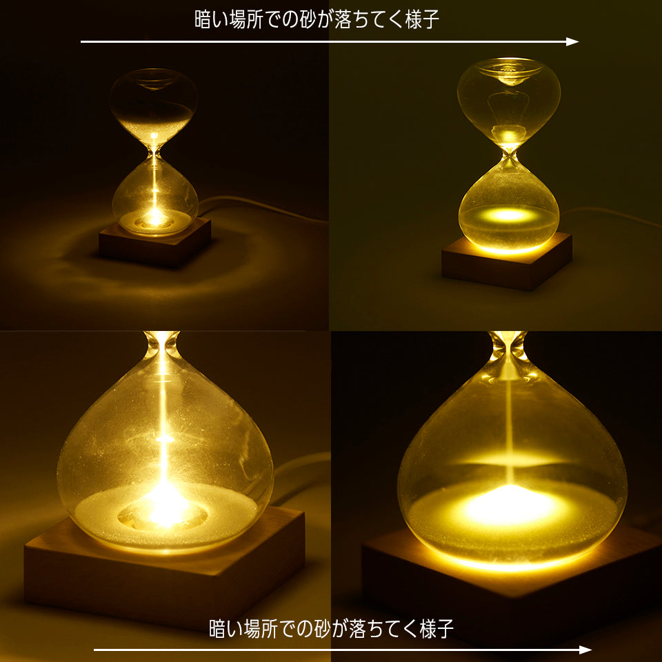 ファンサイエンス 砂時計 LEDライト付 15分計 333-114 茶谷産業