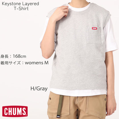 キーストーンレイヤードTシャツ Keystone Layered T-Shirt CHUMS チャムス CH00-1450