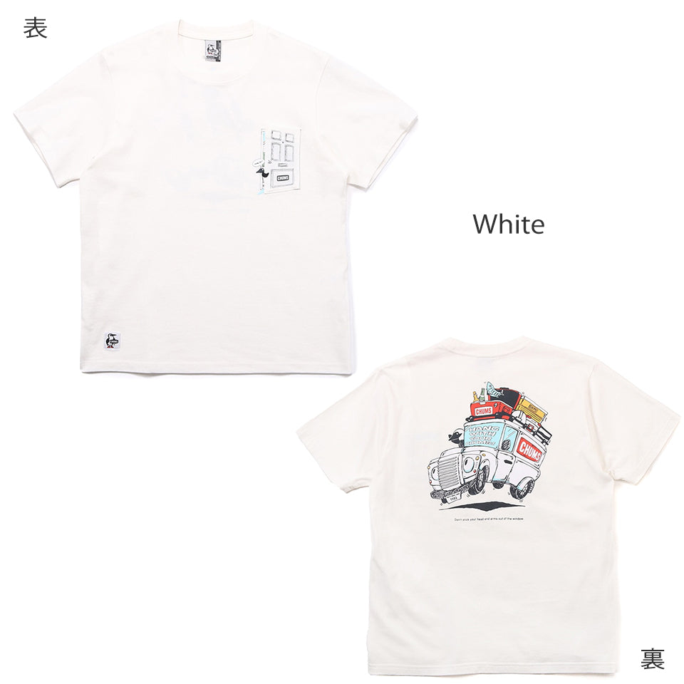 ゴーアウトドアポケットTシャツ Go Outdoor Pocket T-Shirt CHUMS チャムス