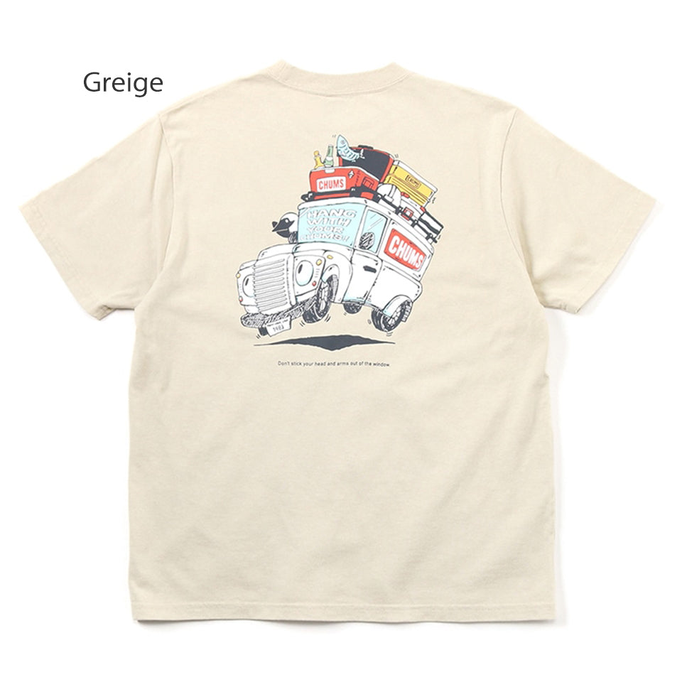 ゴーアウトドアポケットTシャツ Go Outdoor Pocket T-Shirt CHUMS チャムス