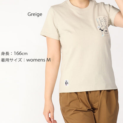 ゴーアウトドアポケットTシャツ Go Outdoor Pocket T-Shirt CHUMS チャムス