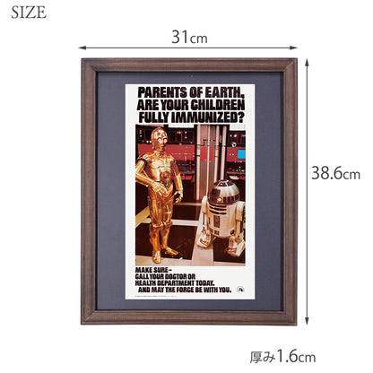 ビンテージ フレームポスター Vintage Flame Poster SPACE ROBOTS