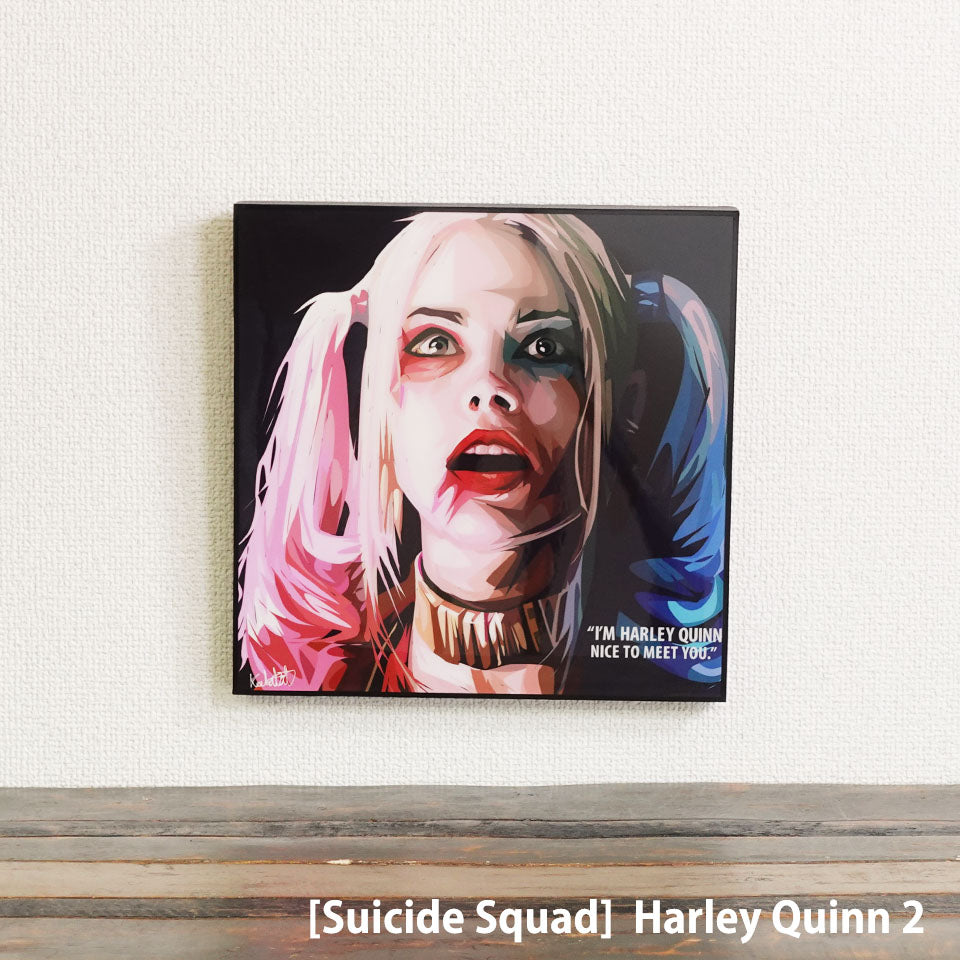 ハーレイ・クイン Harley Quinn壁面取り付け画像