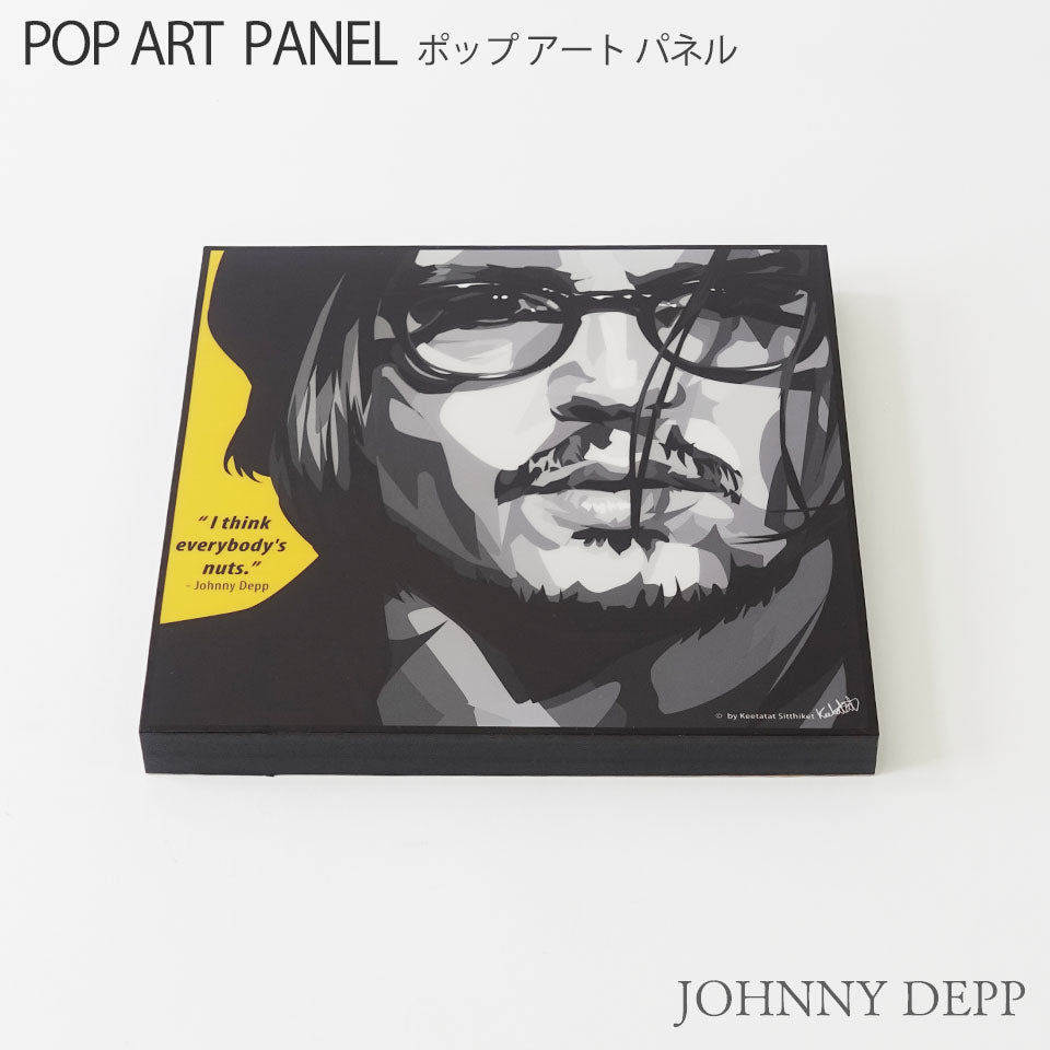 ジョニー・デップ Jhonny Depp ポップアートパネル