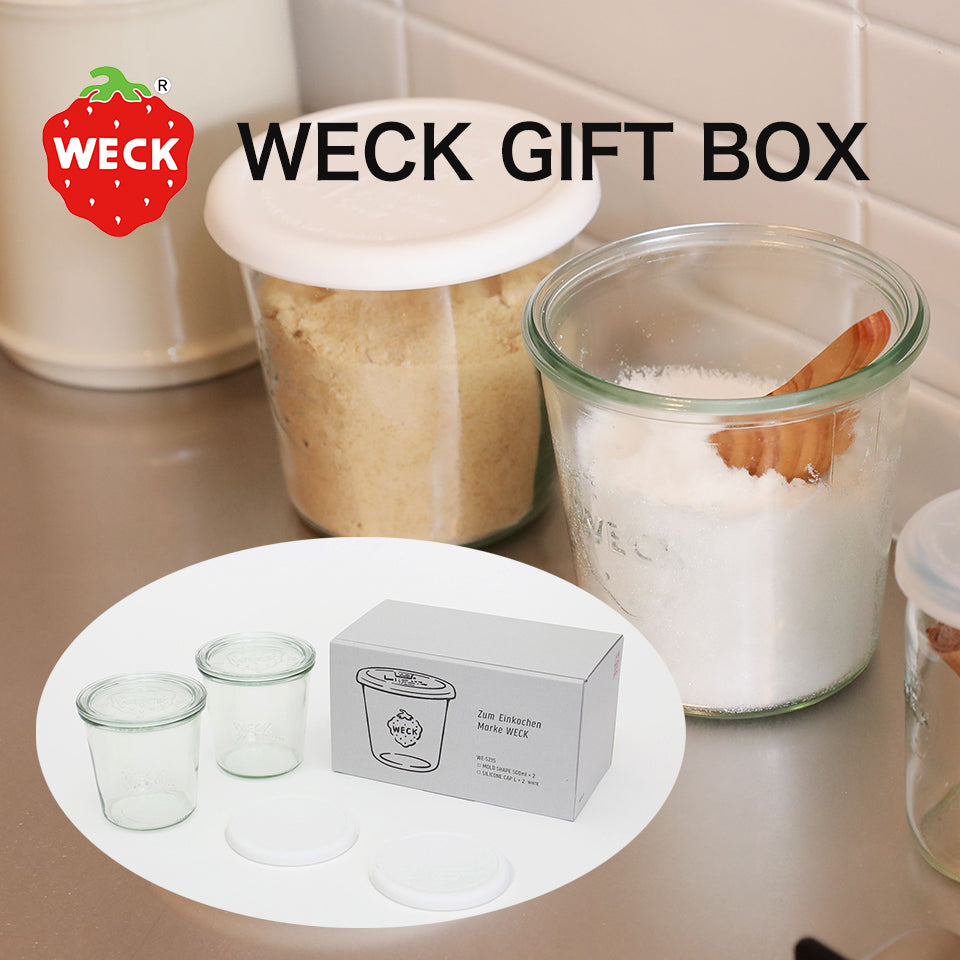 WECK GIFTBOX MOLD 500ml SET weck キャニスター 保存容器