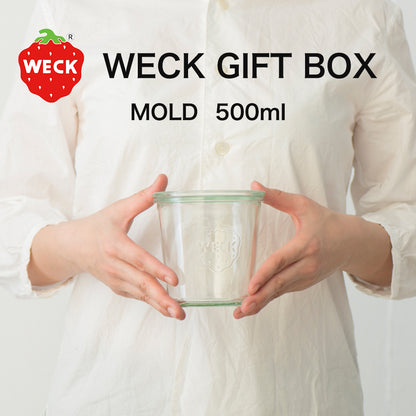 WECK GIFTBOX MOLD 500ml SET weck キャニスター 保存容器