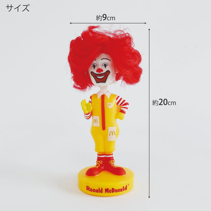Ronald McDonaldドナルドマクドナルド ボビングヘッド サイズ幅約9cm 高さ約20cm