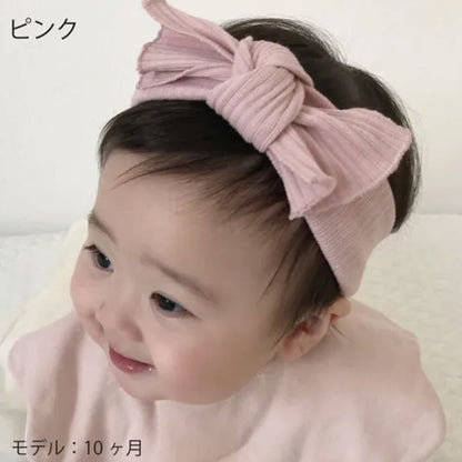 ベビーリブヘアーバンド着用例