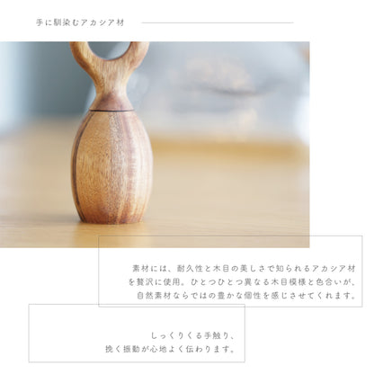 WAFFEL'S MILL 高品質なアカシアのミル 素材：アカシア