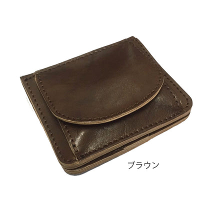 2つ折れウォレット 財布　カラー：ブラウン