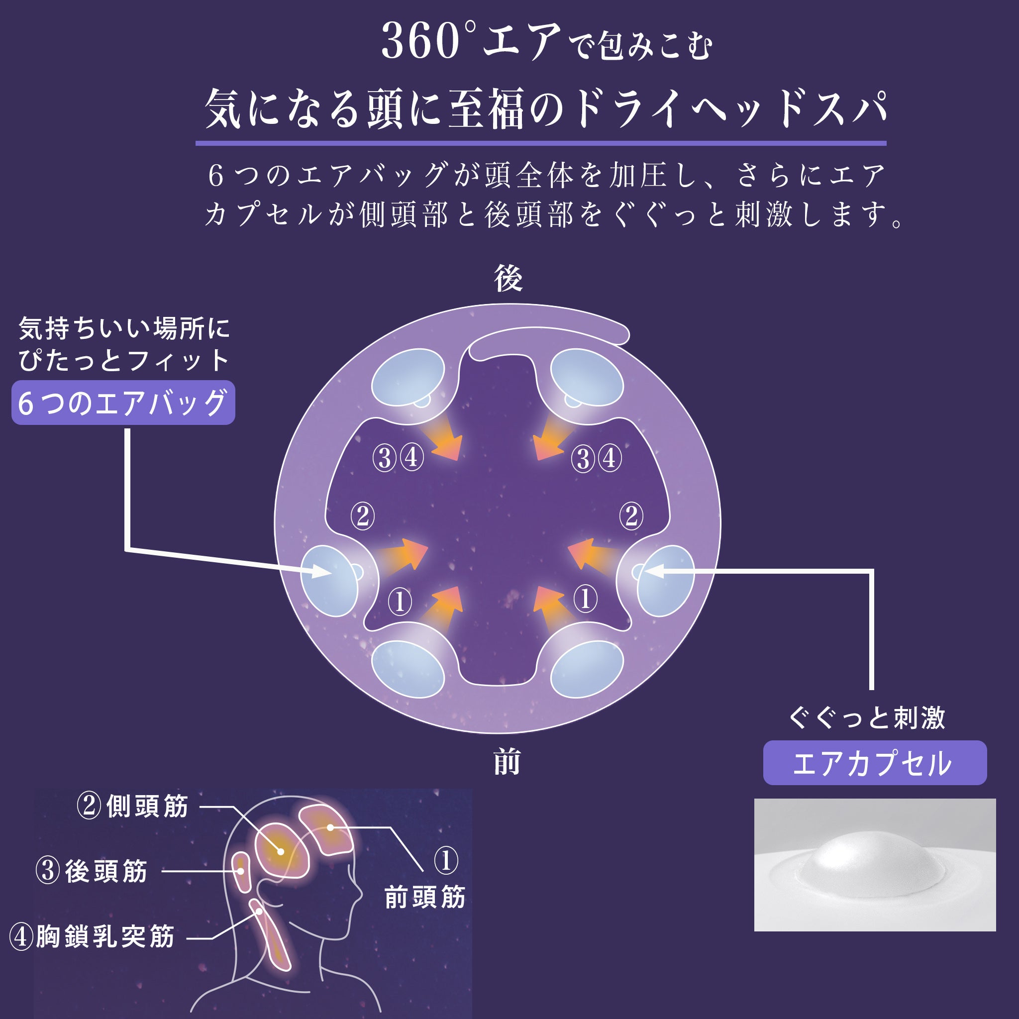 マドロムーン AX-HX345 - おうちでドライヘッドスパ体験 | アテックス