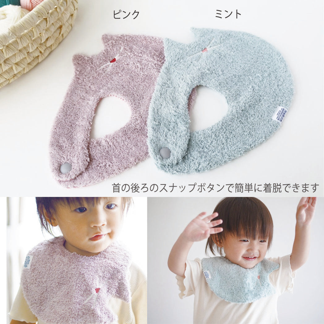 ねこさんスタイ 出産祝い ギフト　商品情報　スナップボタン