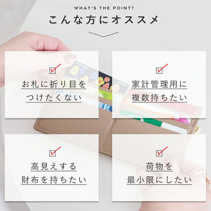 LIZDAYS/リズデイズ 薄型長財布 財布 コンパクト キャッシュレス
