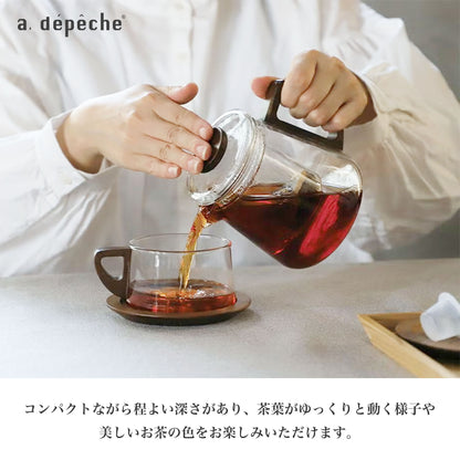 adepeche（ア.デペシュ）noon teapot slim ヌーン ティーポット スリム 目でも楽しめるポット