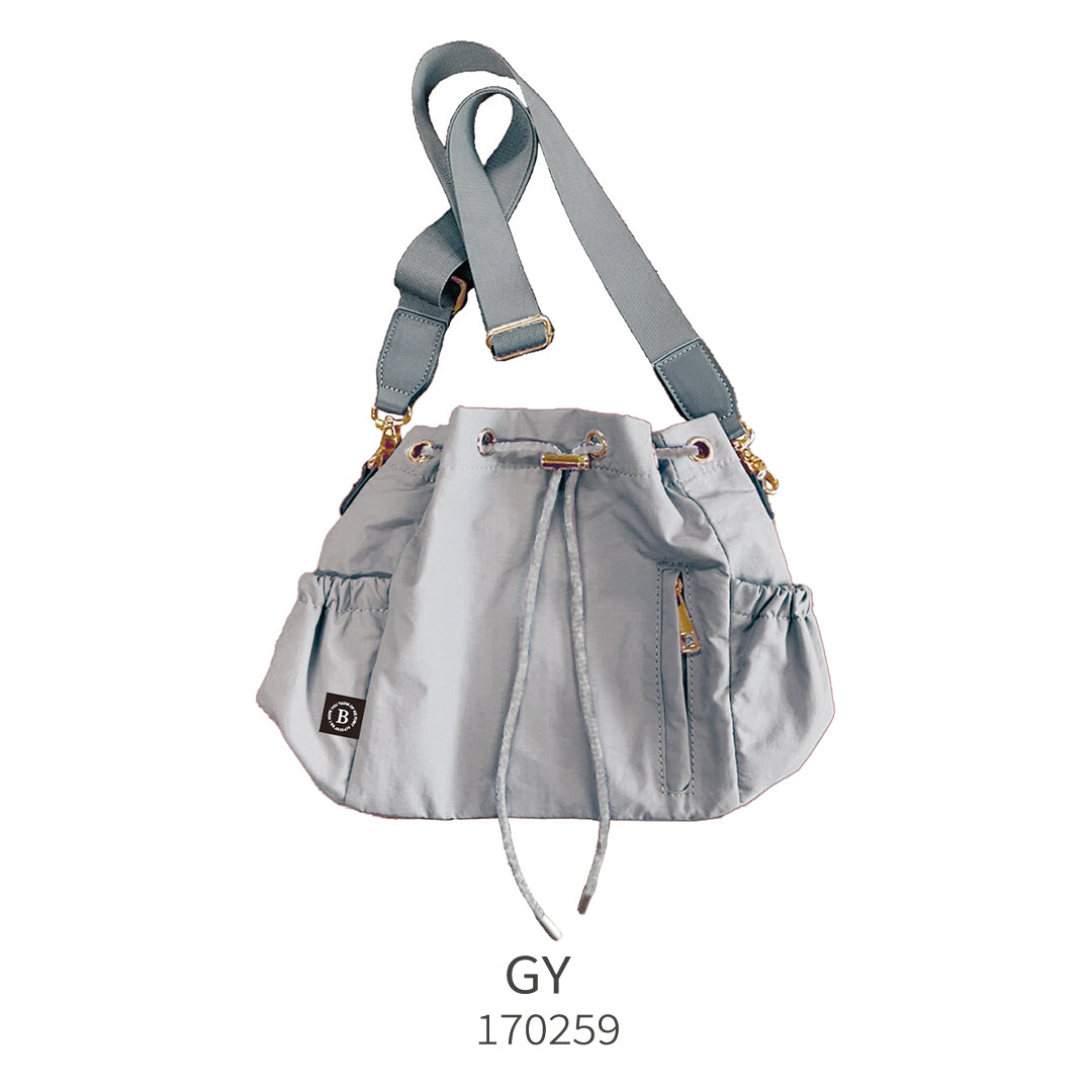 BESTIE ベスティ ドローストリングショルダー GY