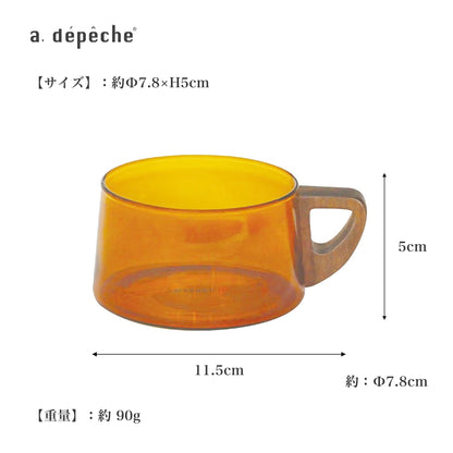 a.depeche(ア.デペシュ) noon cup ヌーン カップ サイズ