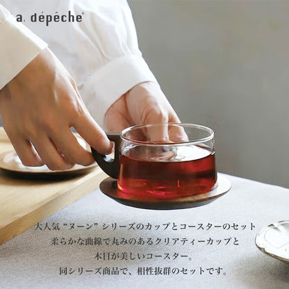 a.depeche(ア.デペシュ)  noon cup ＆ coaster set  ヌーンシリーズ