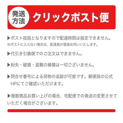 発送方法　クリックポスト便