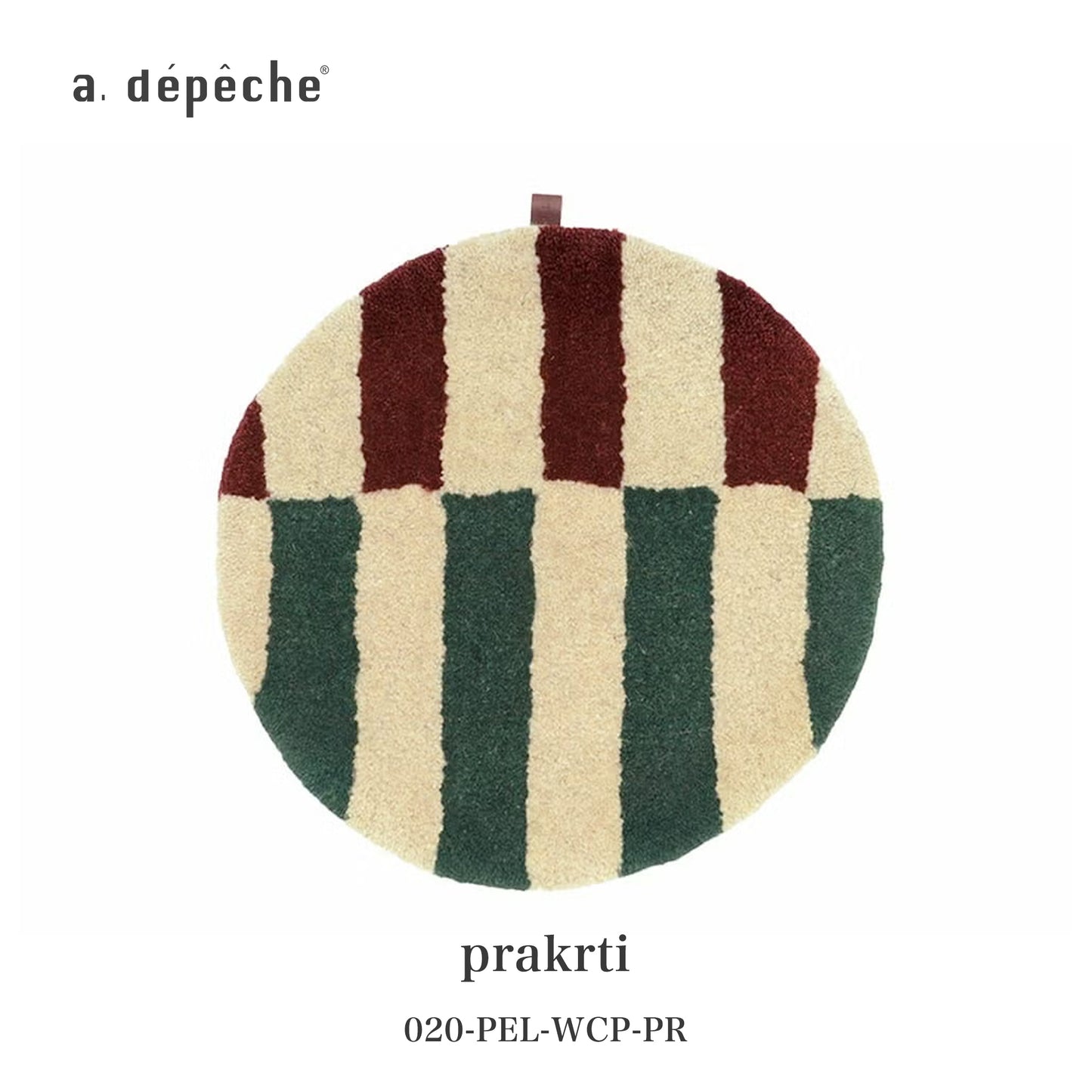 a.depeche pell ウール チェアパッド prakrti
