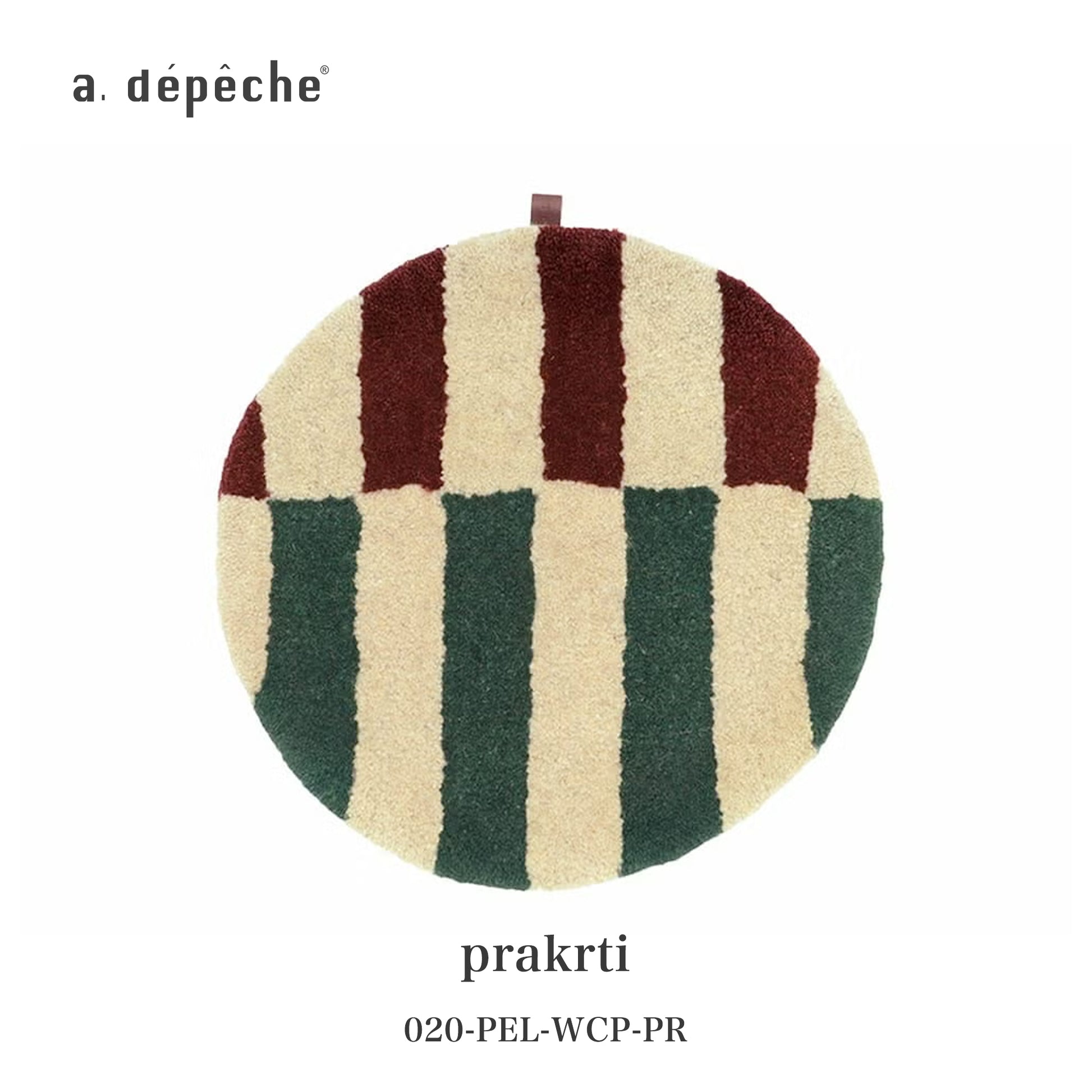 a.depeche pell ウール チェアパッド prakrti