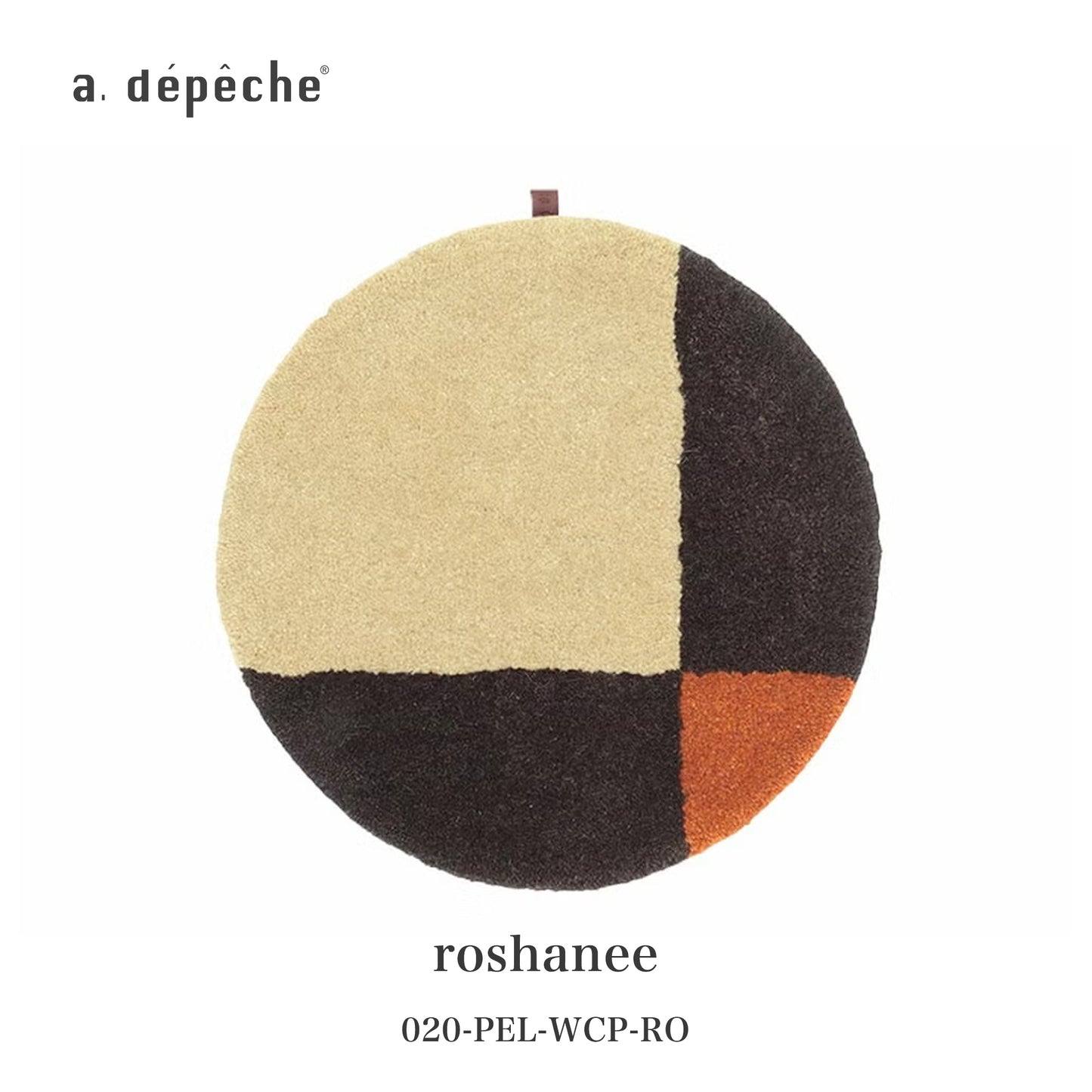 a.depeche pell ウール チェアパッド roshanee