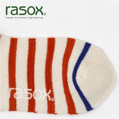 rasox ラソックス コットン 春夏カラー L字型靴下 足にフィットする快適ソックス 靴下