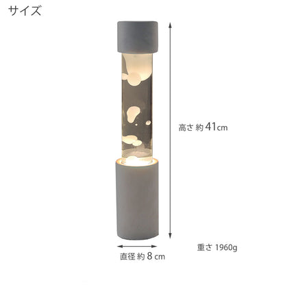 Dripping Lamp ドリッピングランプ サイズ直径8cm×高さ41cm　重さ 18,69