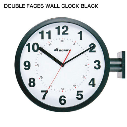 DOUBLE FACES WALL CLOCK BLACK ダブル フェイス ウォール クロック ダルトン 掛時計